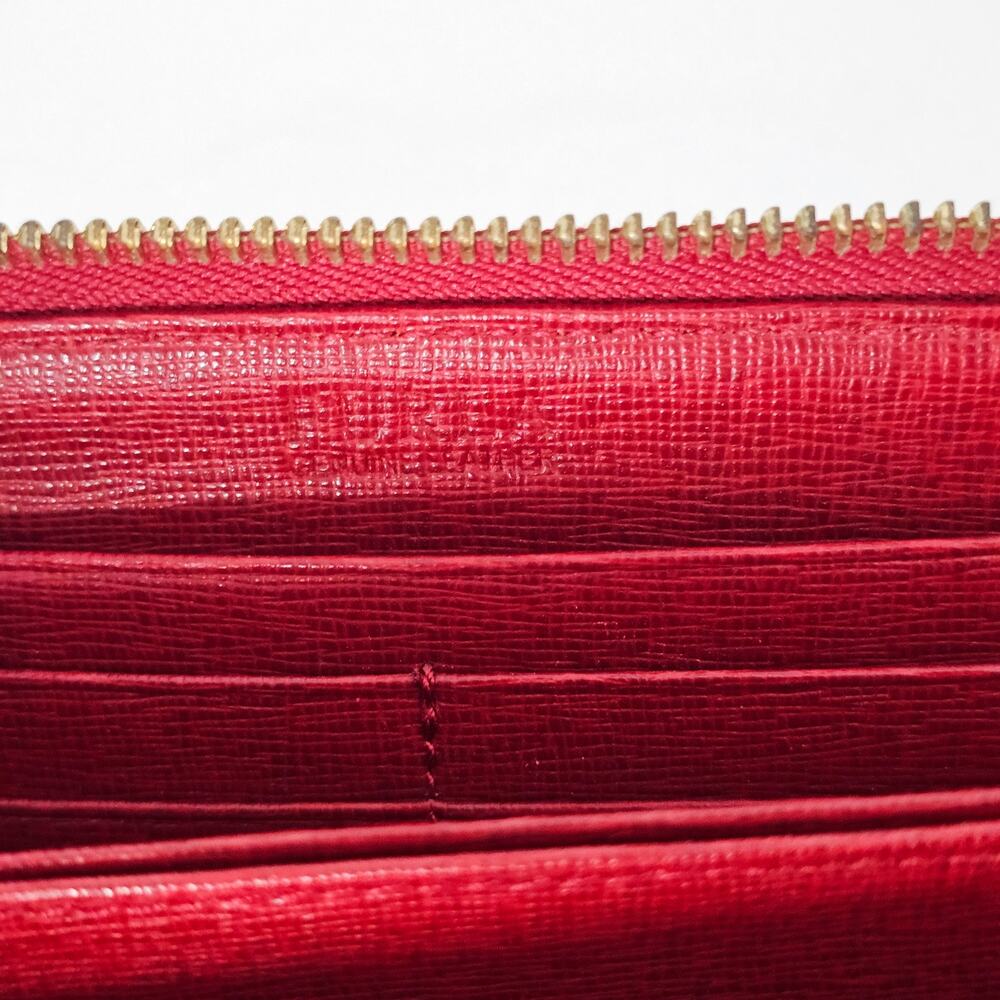 Furla Babylon XL Zip-Around Continental Wallet – Red Saffiano Leather - EUC - Picture 4 of 14